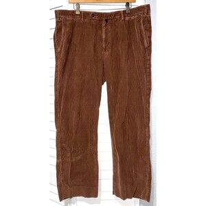 Incotex Men’s Lightweight Corduroy Pants size 40 Brown